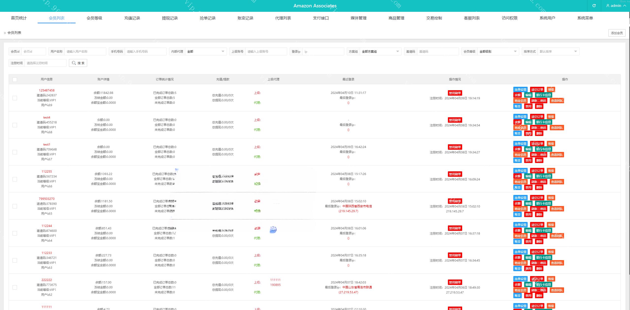 独家修复完美运营海外抢单刷单系统/连单系统/VUE3开发