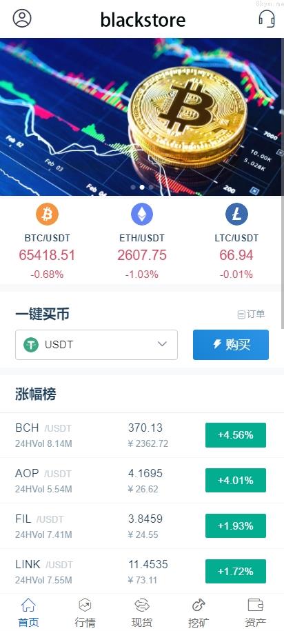 多语言 海外运营版 交易所系统 全币K线控制 挖矿兑换 U本位
